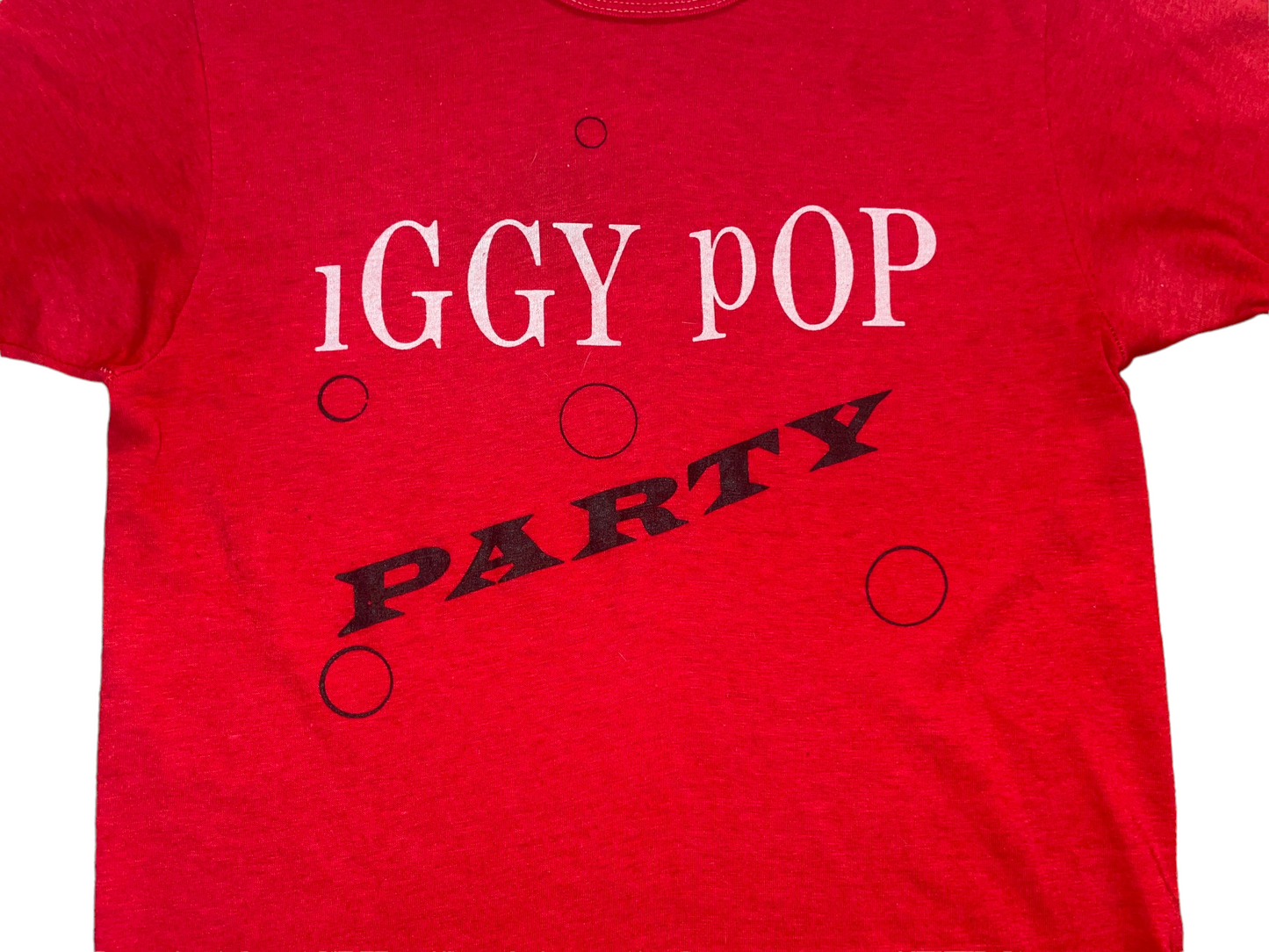Vintage 1981 Iggy Pop Uk Tour T-Shirt