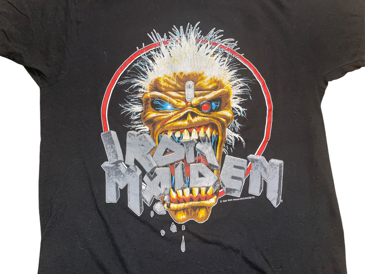Vintage 1988 Iron Maiden Seventh Son Tour T-Shirt