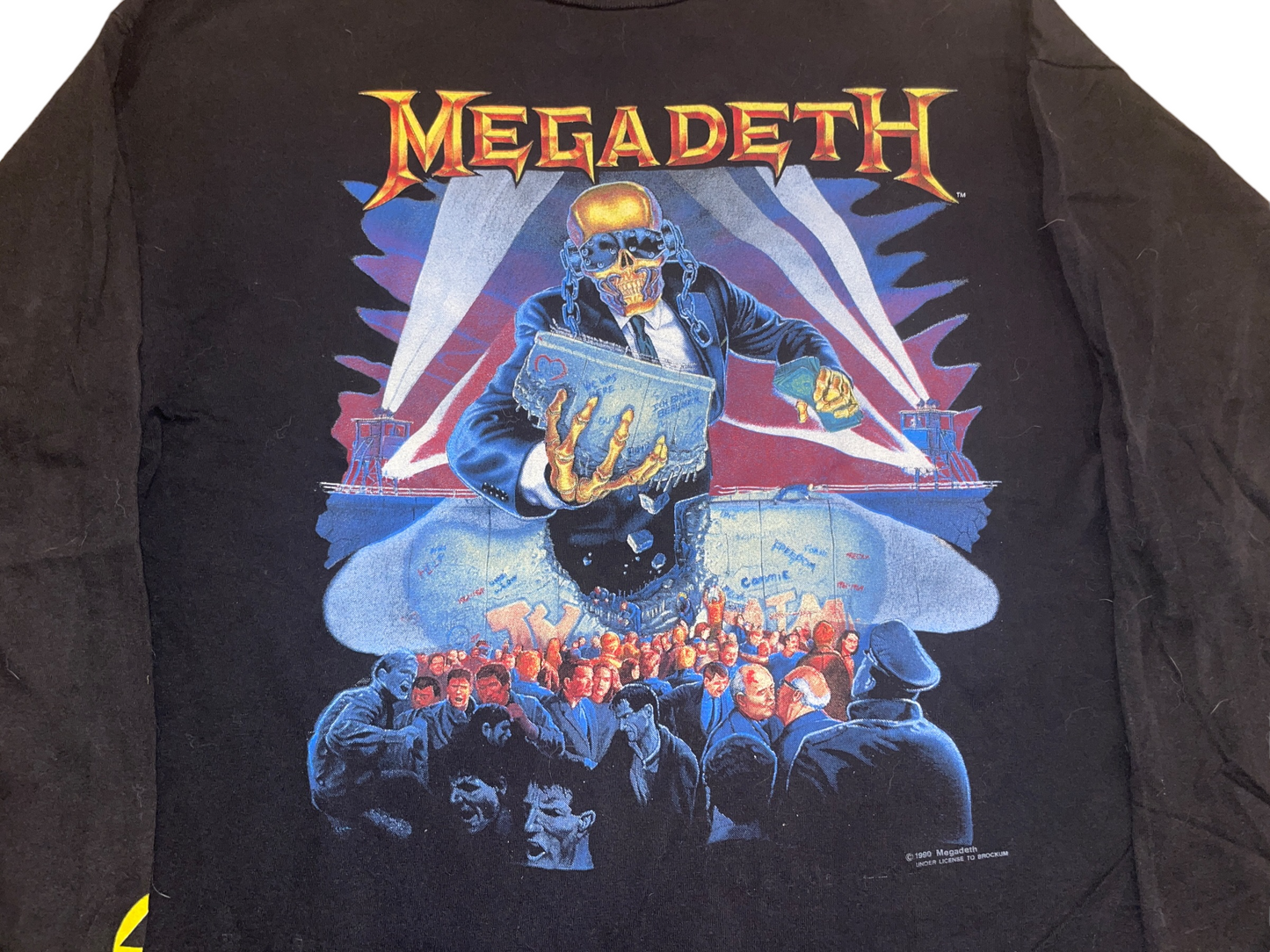 Vintage 1990 Megadeth Long Sleeve Shirt