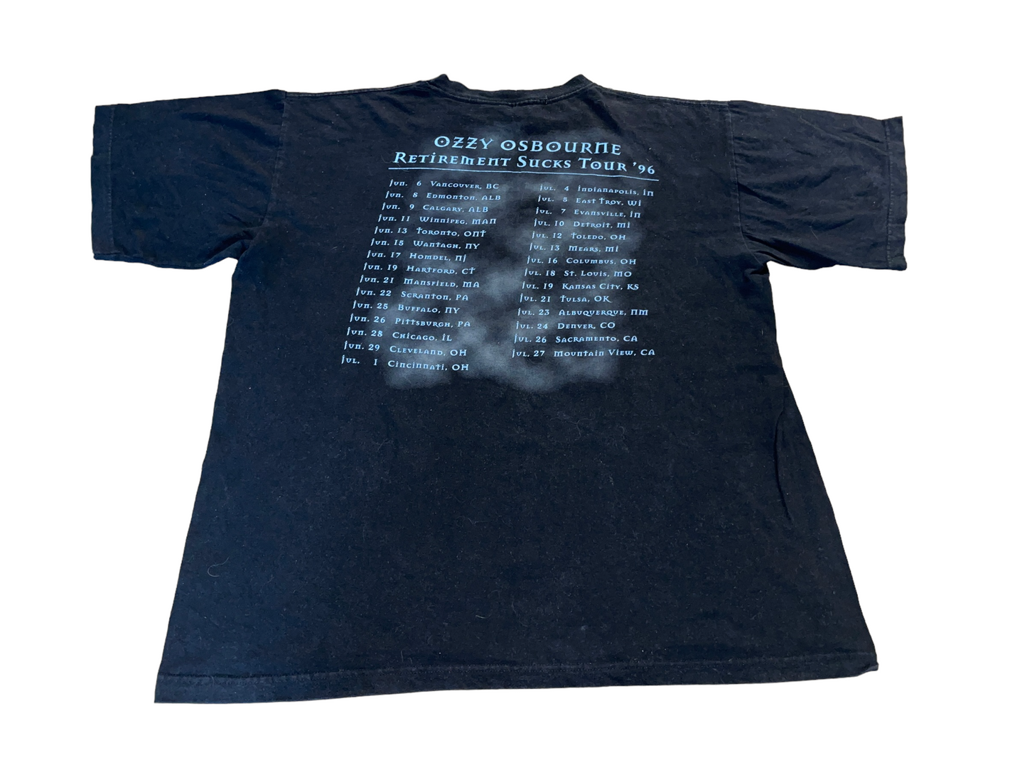 Vintage 1996 Ozzy Osbourne Retirement Sucks T-Shirt