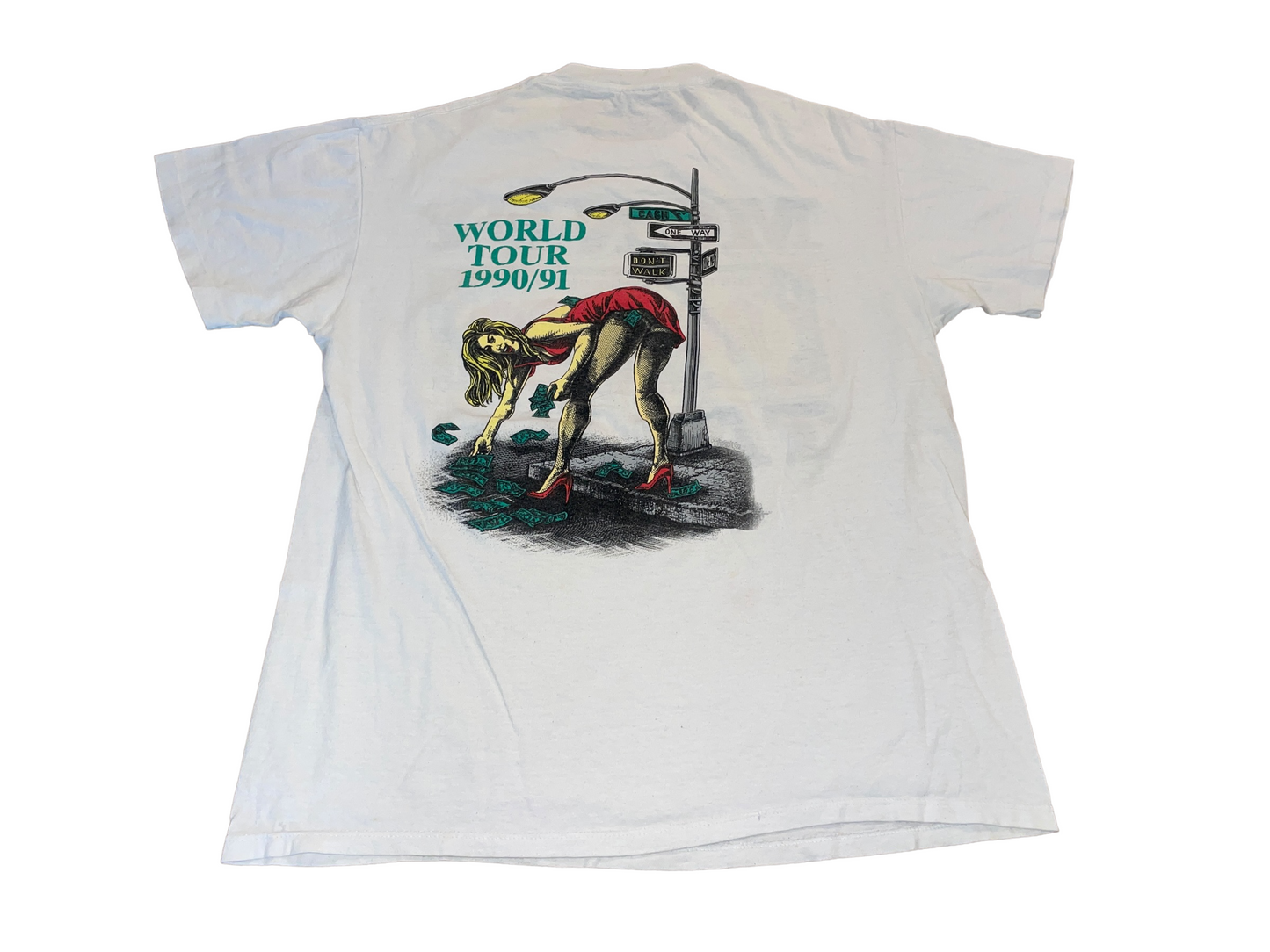Vintage 1990 ACDC Money Talks T-Shirt