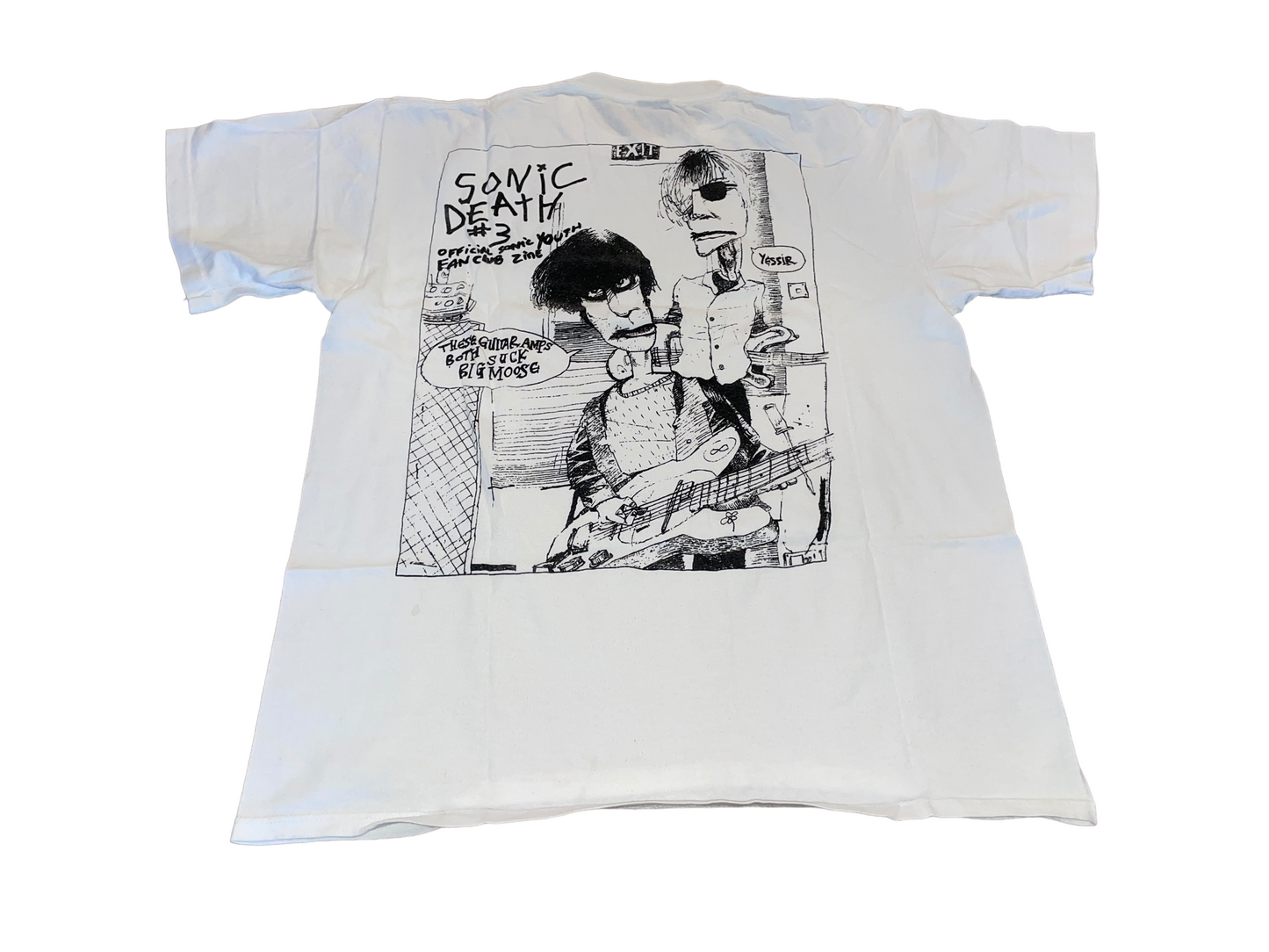 Vintage 90's Sonic Youth Death Fan Club T-Shirt