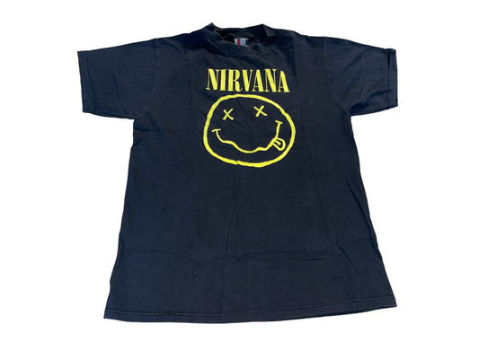 Vintage 1992 Nirvana Smiley Face T-Shirt