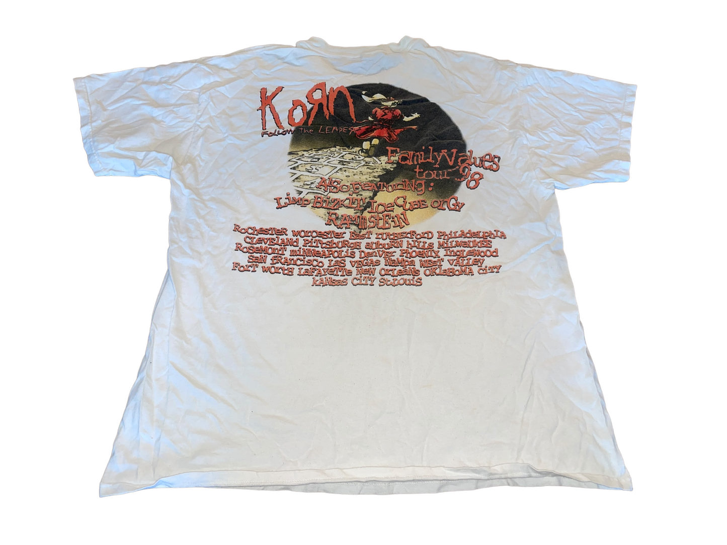 Vintage 1998 Korn Follow The Leader T-Shirt