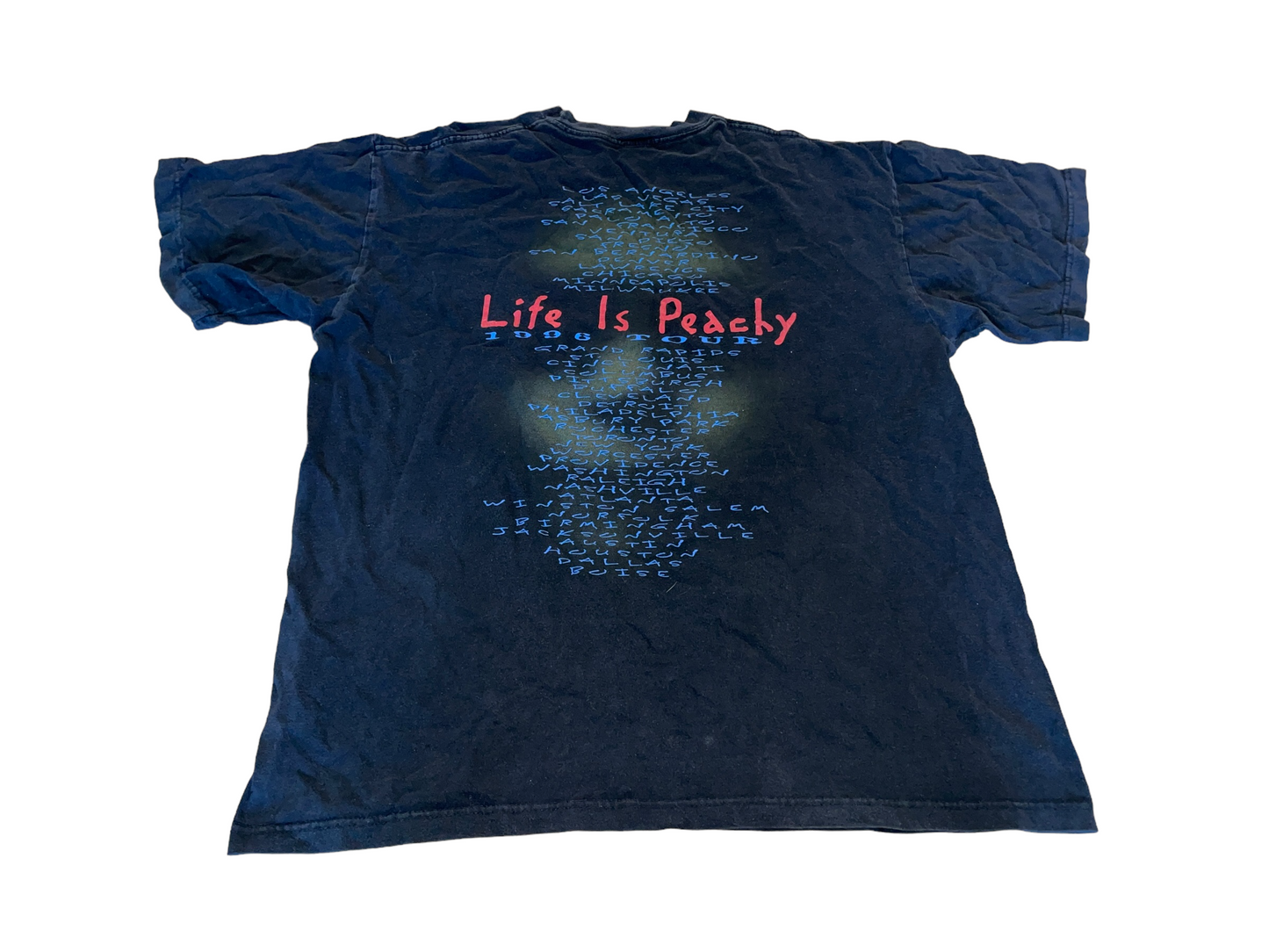 Vintage 1997 Korn Life is Peachy T-Shirt