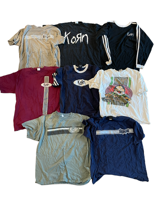 8x 90's Korn T-Shirts