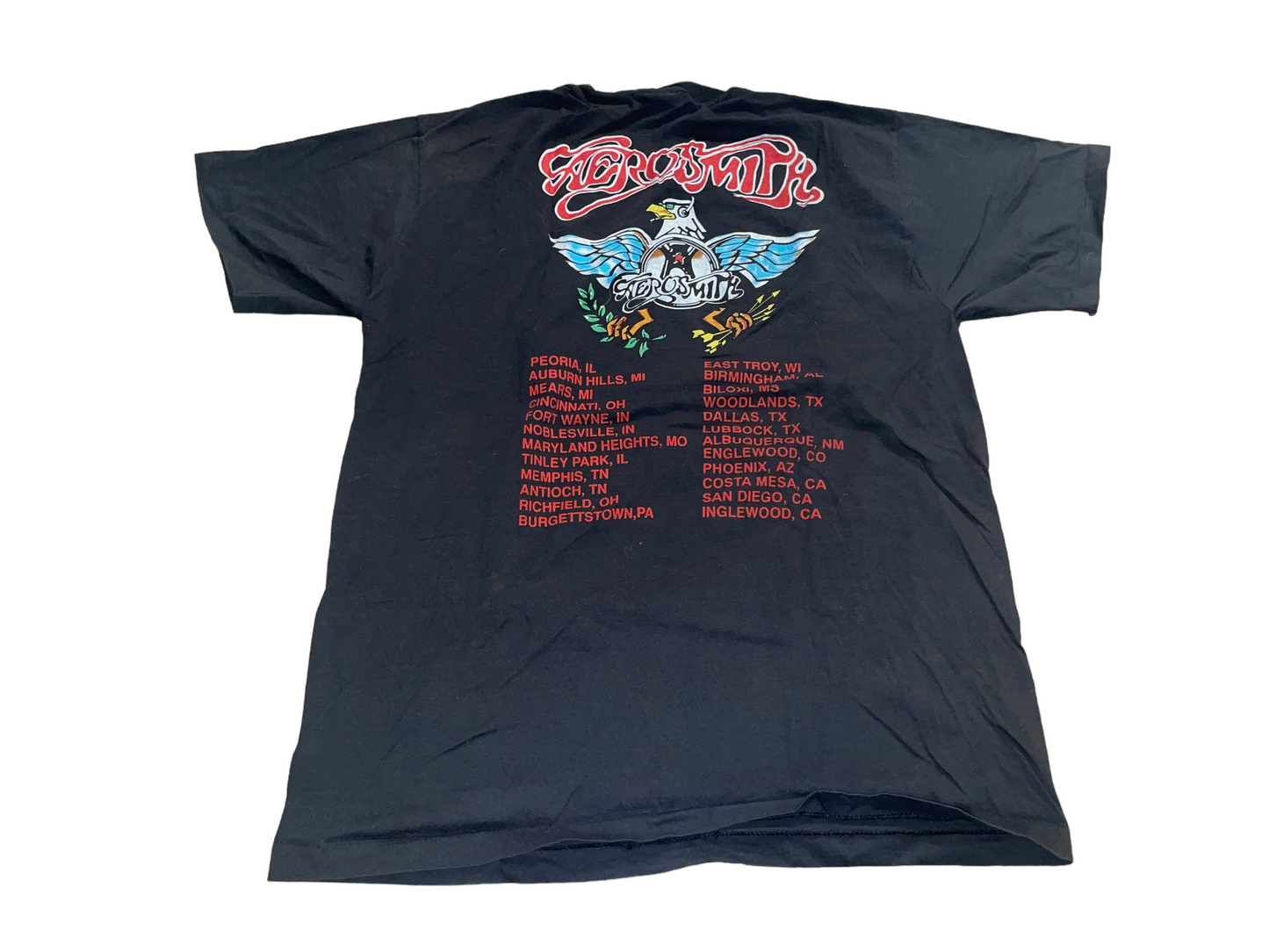Vintage 1993 Aerosmith Force One Tour T-Shirt