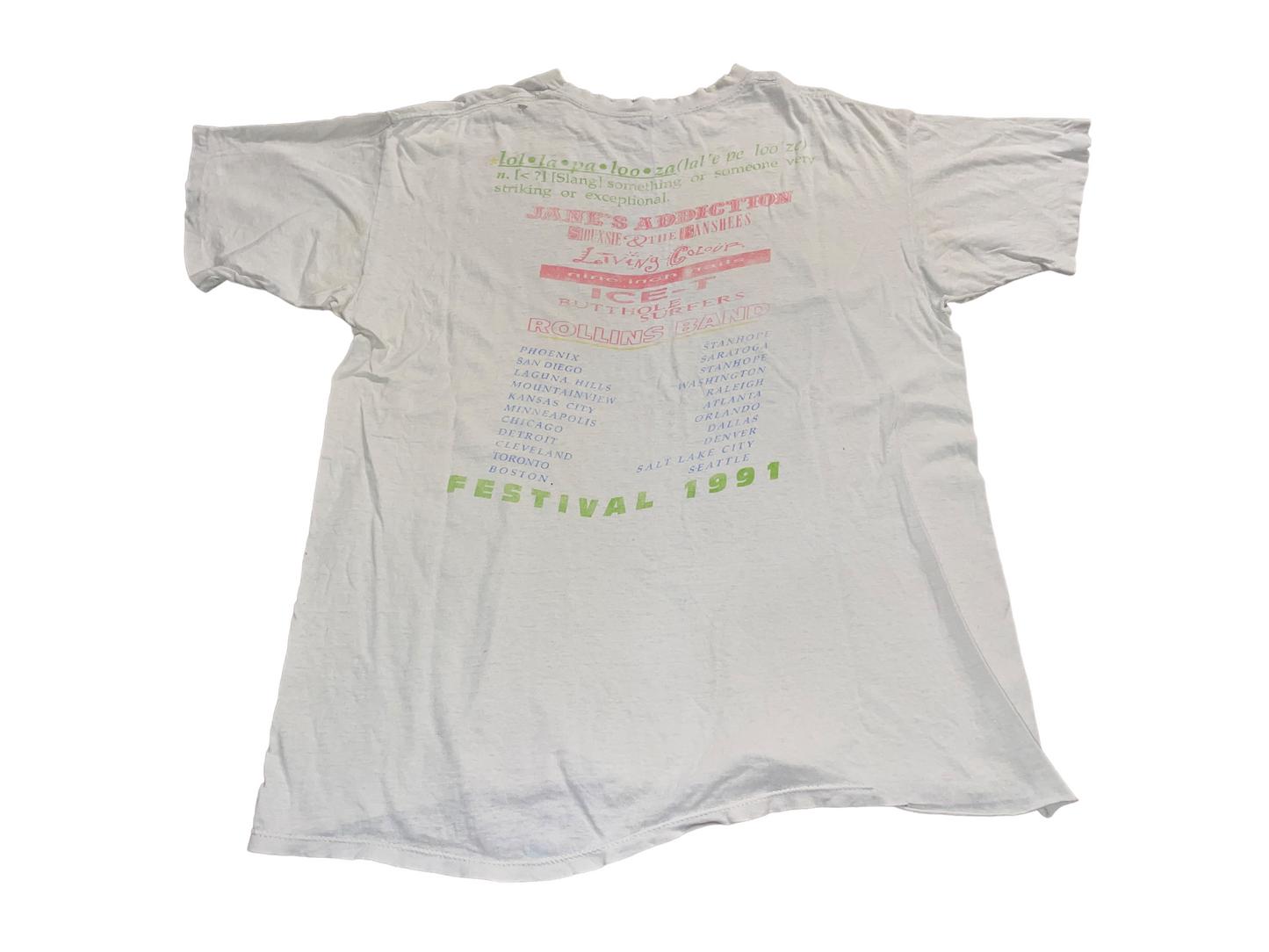 Vintage 1991 Lollapalooza T-Shirt