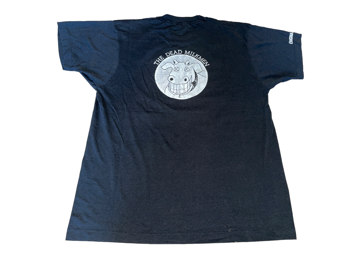 Vintage 80's Dead Milkmen Pink Rock Girl T-Shirt