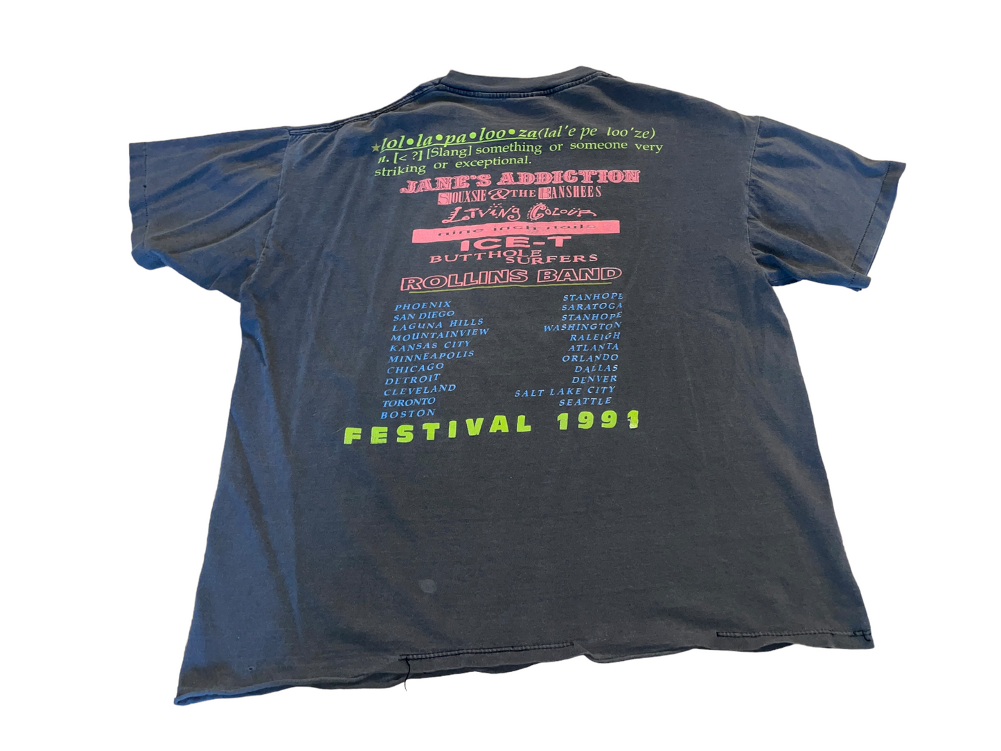 Vintage 1991 Lollapalooza T-Shirt