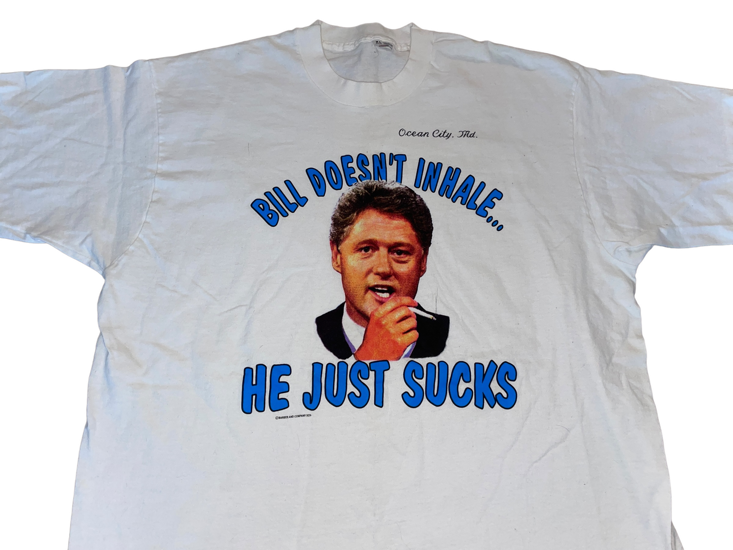 Vintage 90's Bill Clinton Sucks T-Shirt