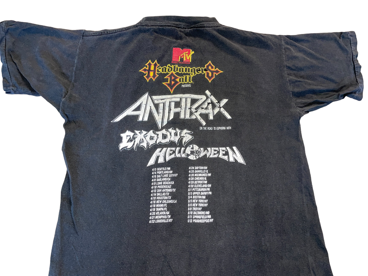 Vintage 80's MTV Headbanger's Ball T-Shirt