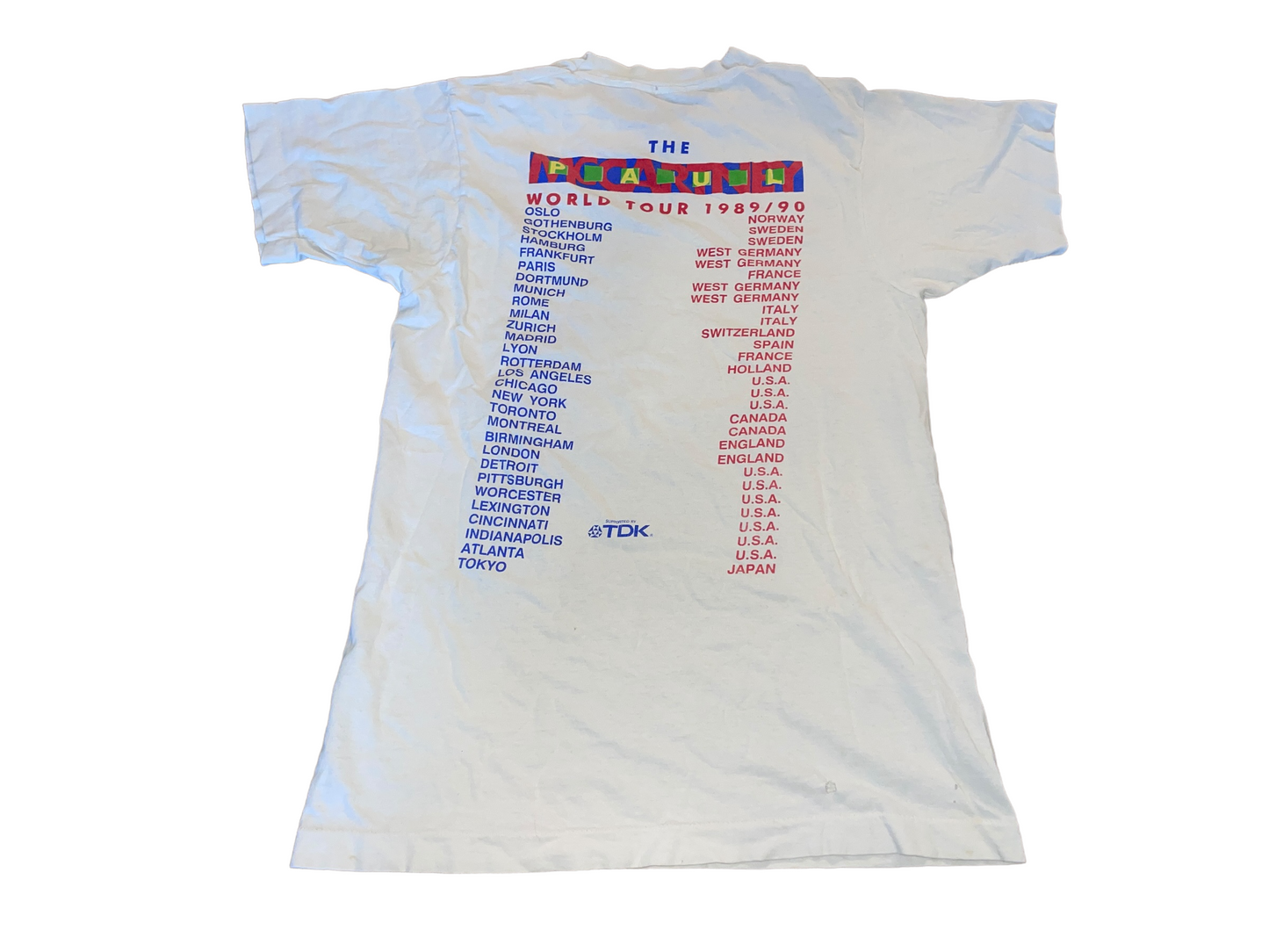 Vintage 1989 Paul McCartney T-Shirt