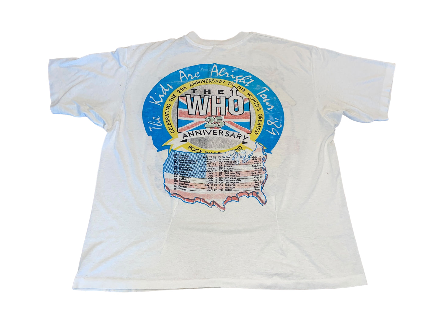 Vintage 1989 The Who T-Shirt