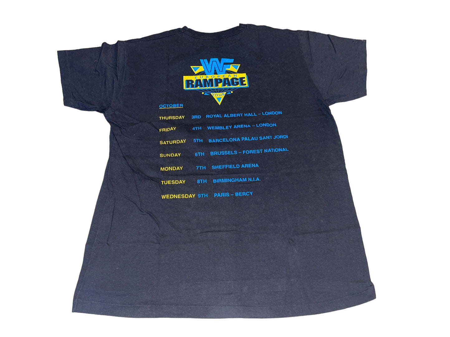 Vintage 90's WWF European Rampage T-Shirt