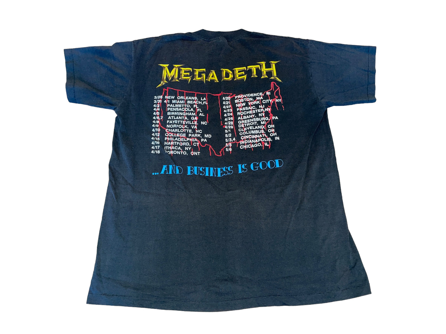 Vintage 1988 Megadeth T-Shirt