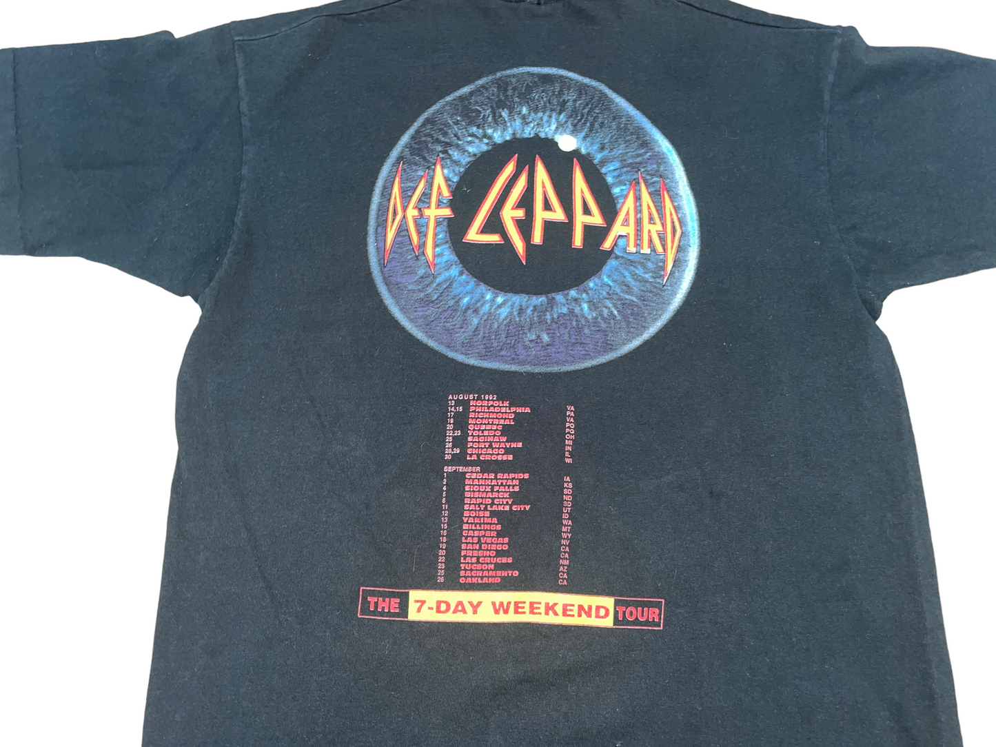 Vintage 90's Def Leppard Adrenalize Tour T-Shirt