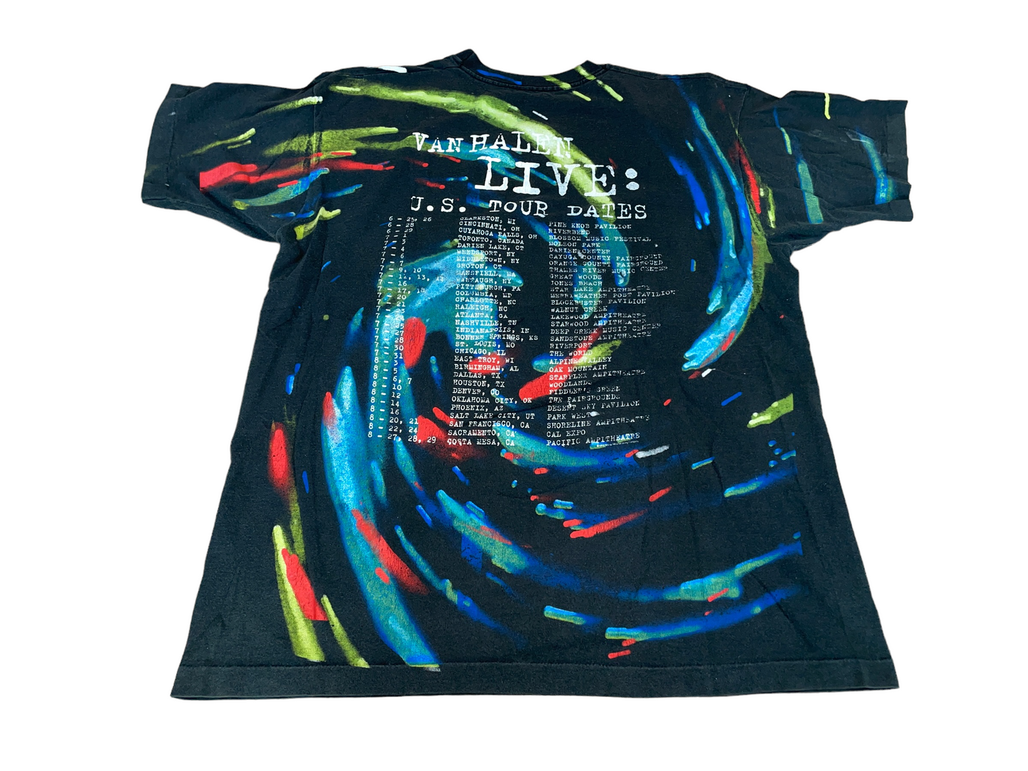 Vintage 1993 Van Halen Live US Tour T-Shirt
