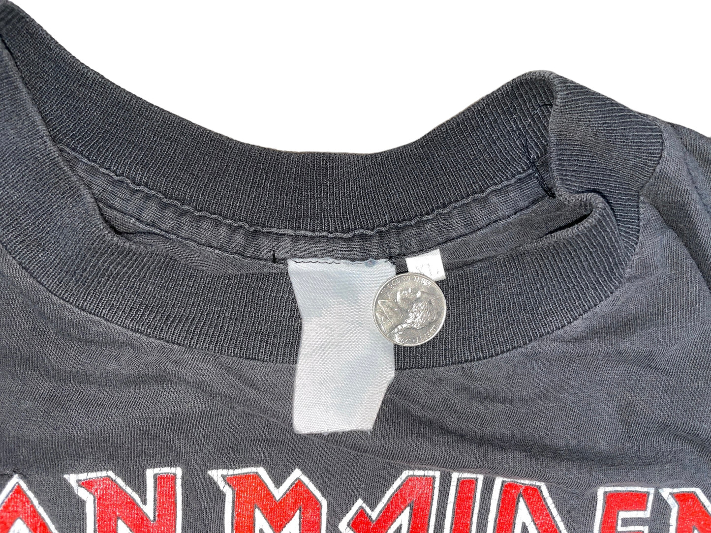 Vintage 1990 Iron Maiden Up The Irons The Decennium T-Shirt