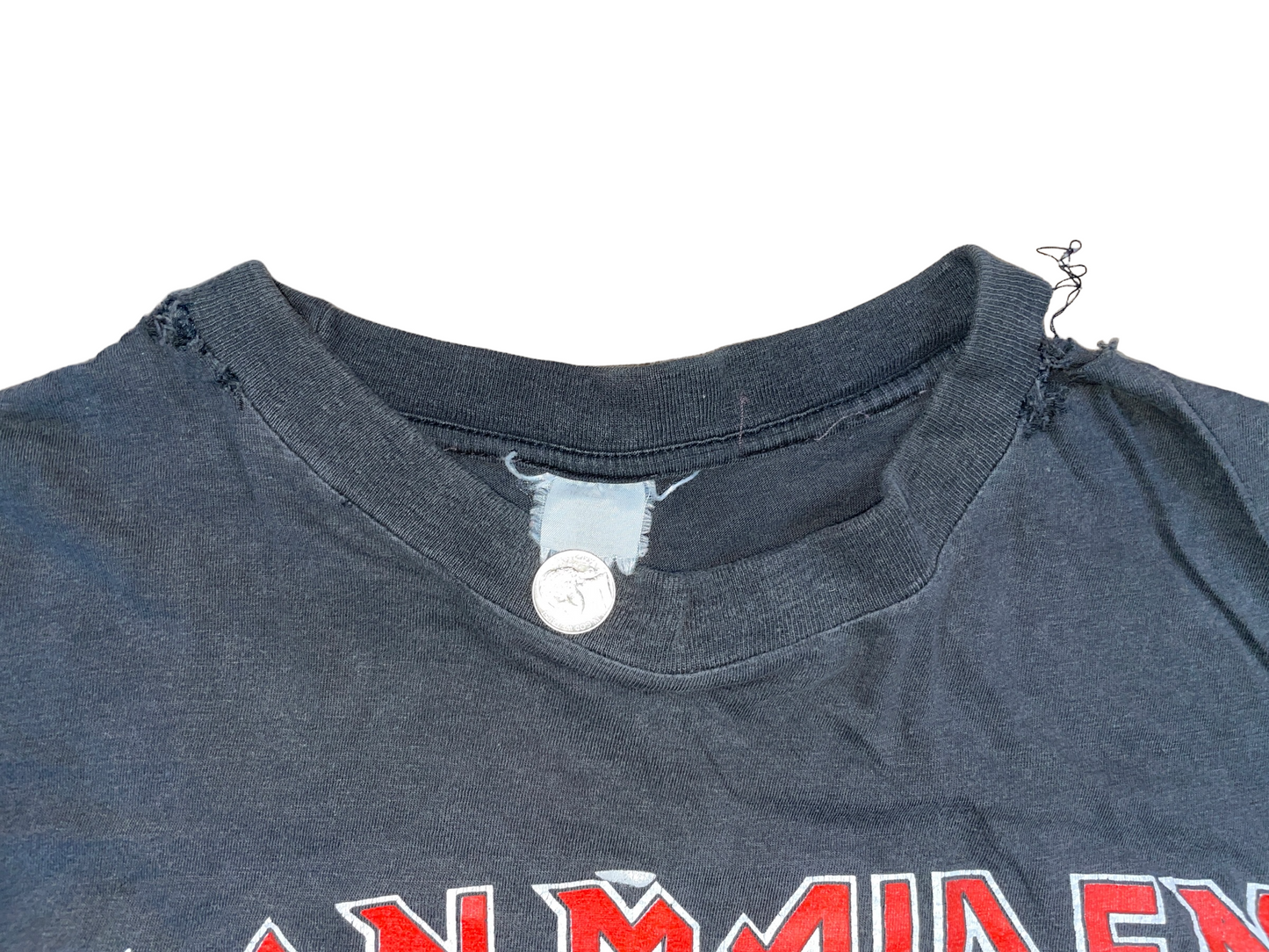 Vintage 1990 Iron Maiden Tail Gunner Tour T-Shirt