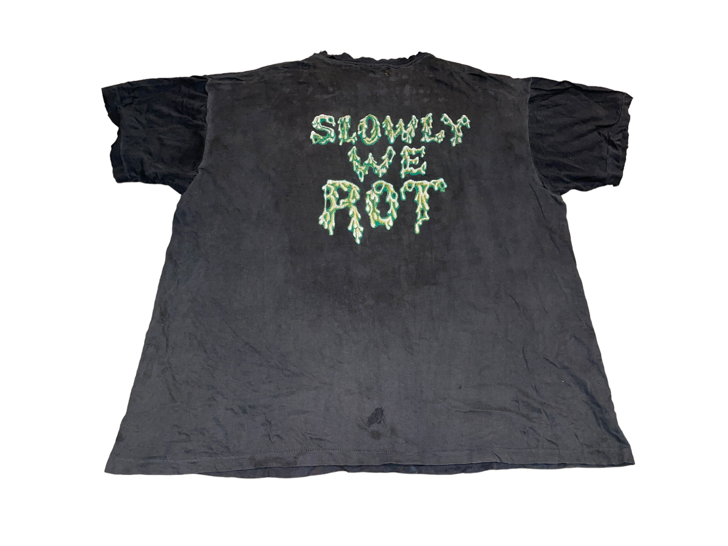 Vintage 1990's Obituary Slowly We Rot T-Shirt