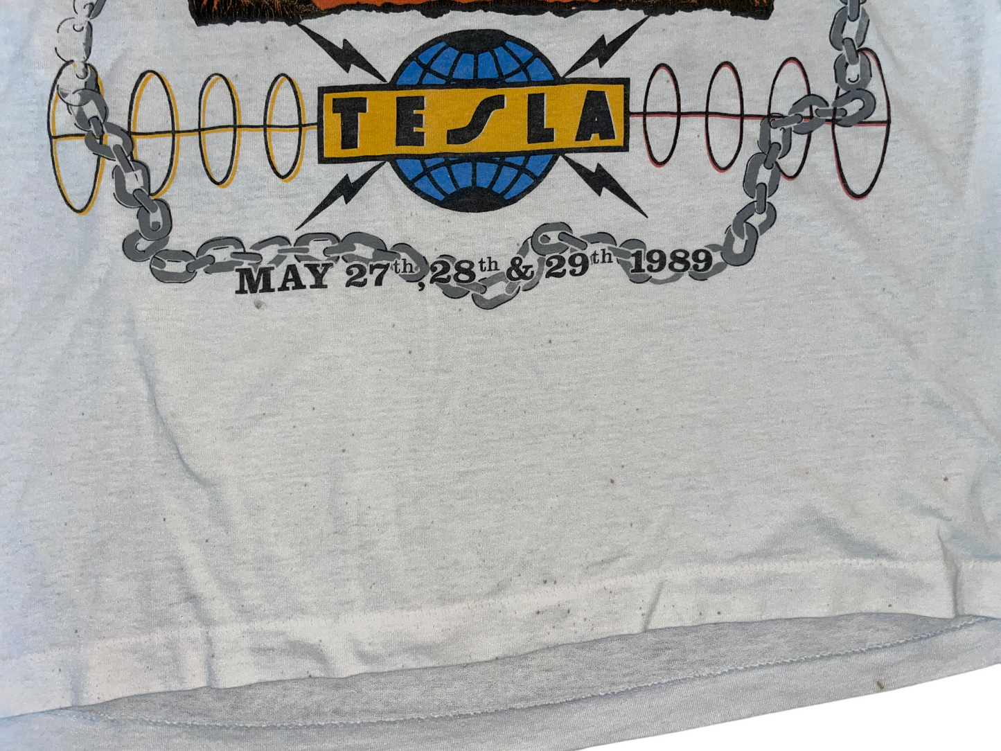 Vintage 1989 Metal Jam World Series of Rock Tour T-Shirt