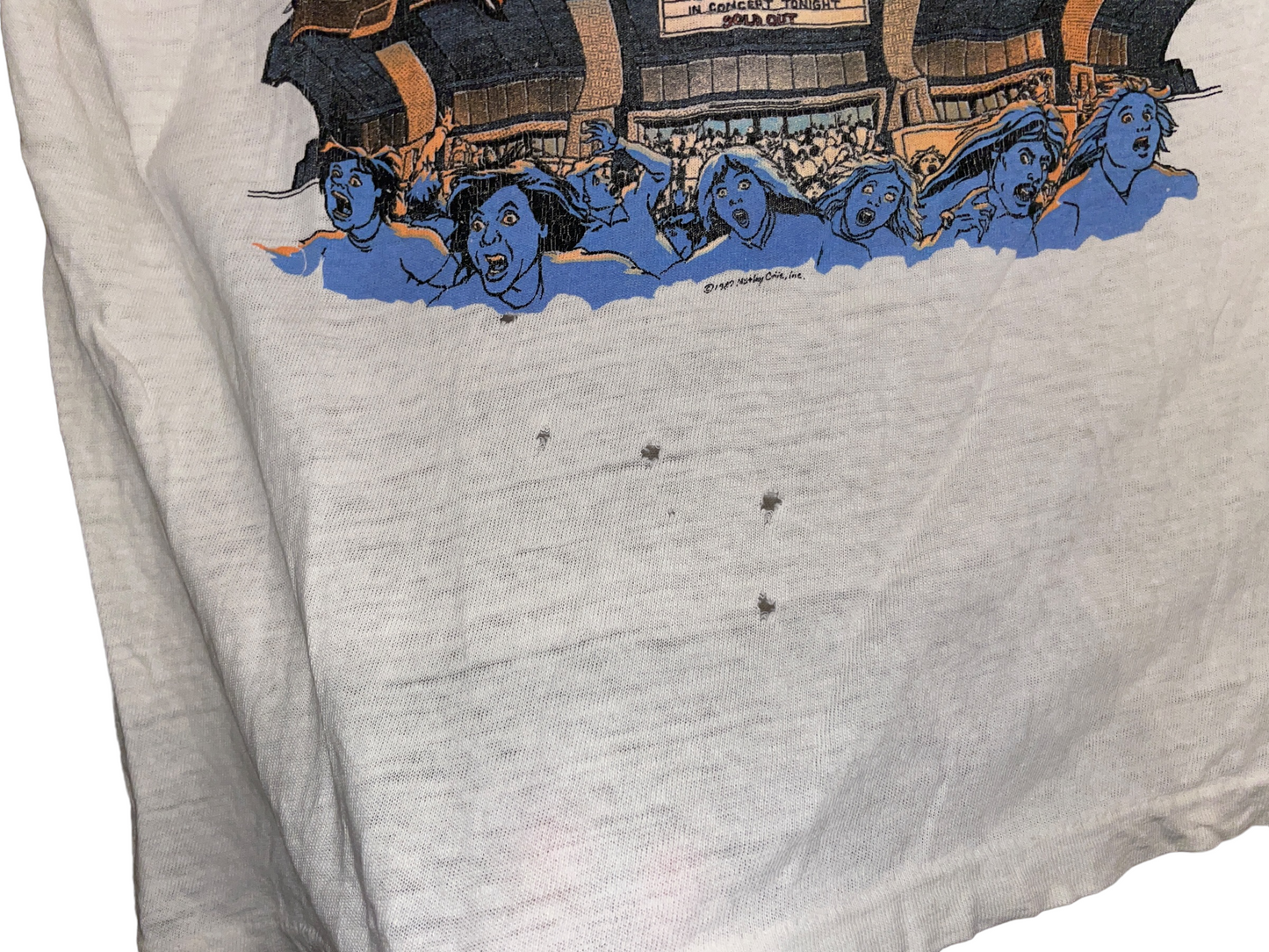 Vintage 1987 Motley Crue Kickin' A** Tour T-Shirt