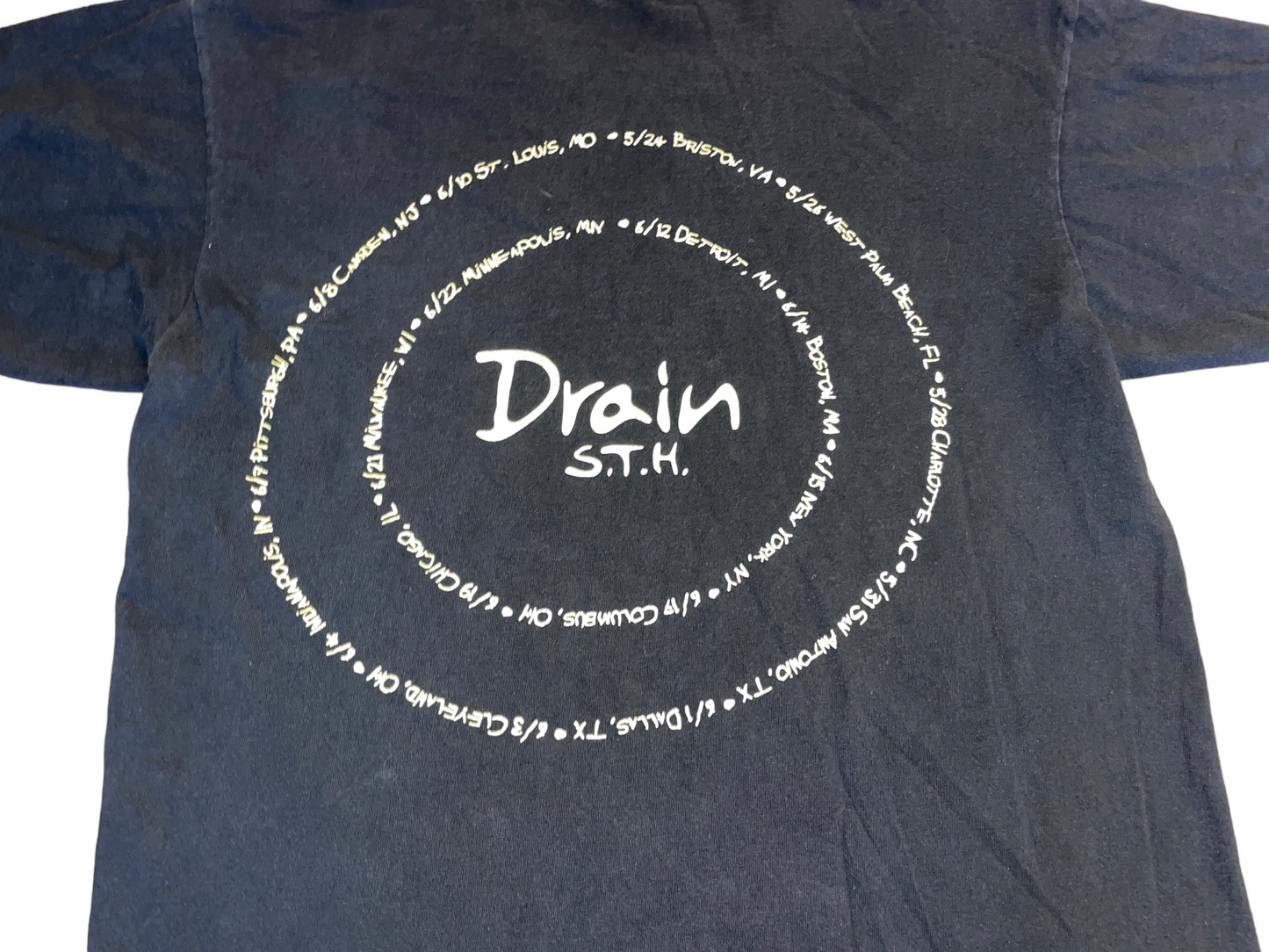 Vintage 1997 Drain STH Tour T-Shirt