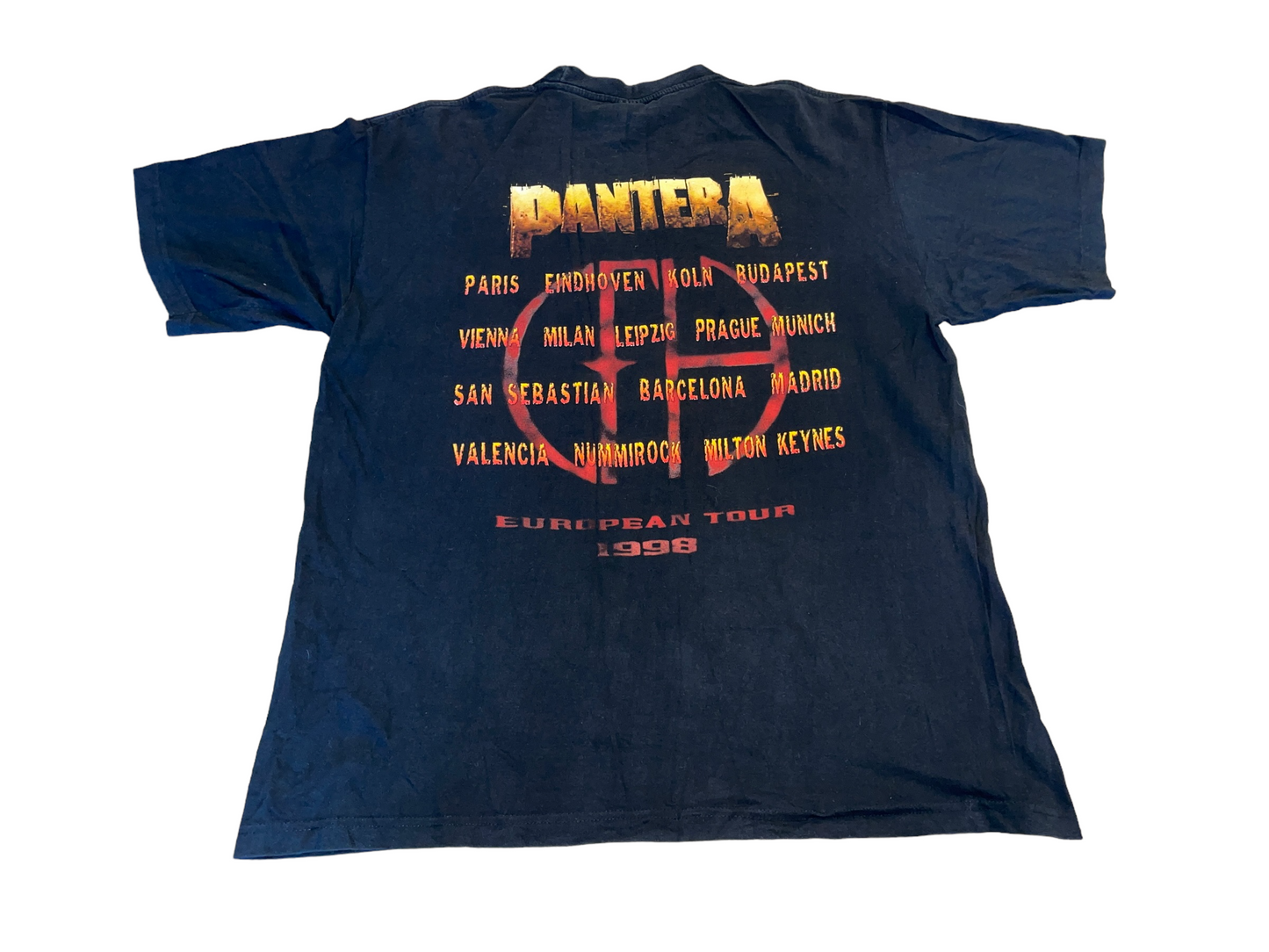 Vintage 1998 Pantera European Tour T-Shirt