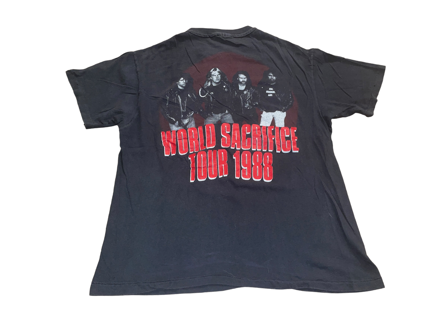 Vintage 1988 Slayer World Sacrifice  Tour T-Shirt