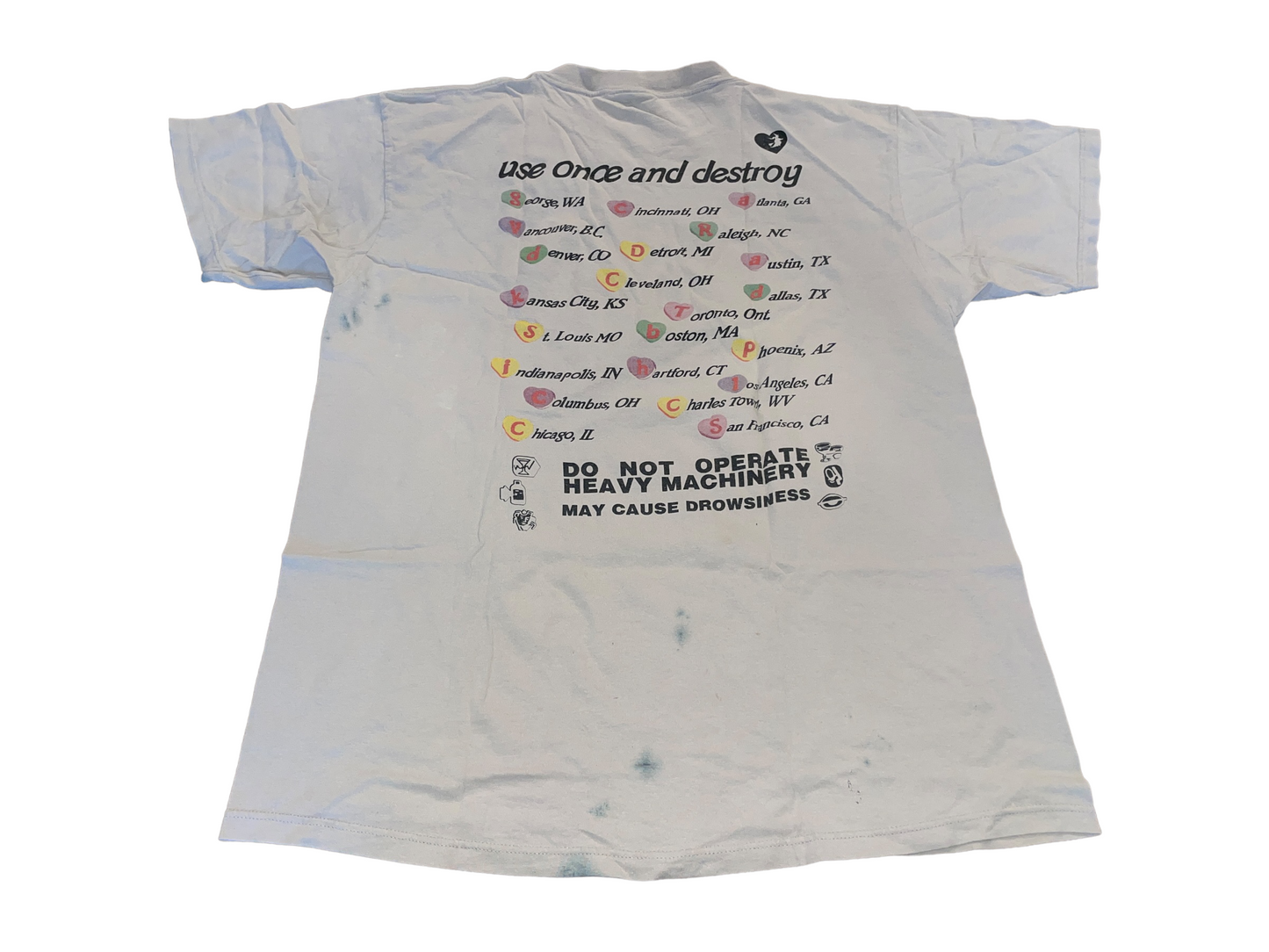 Vintage Hole Use Once and Destroy T-Shirt