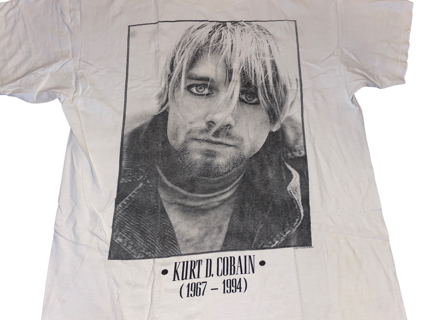Vintage 1994 Kurt Cobain Memorial T-Shirt