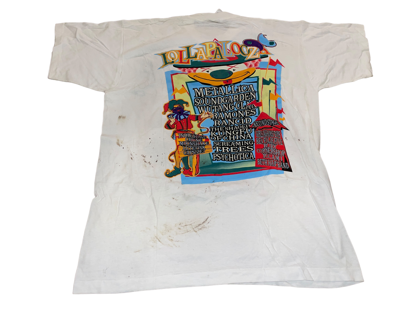 Vintage 1996 Metallica Lollapalooza T-Shirt