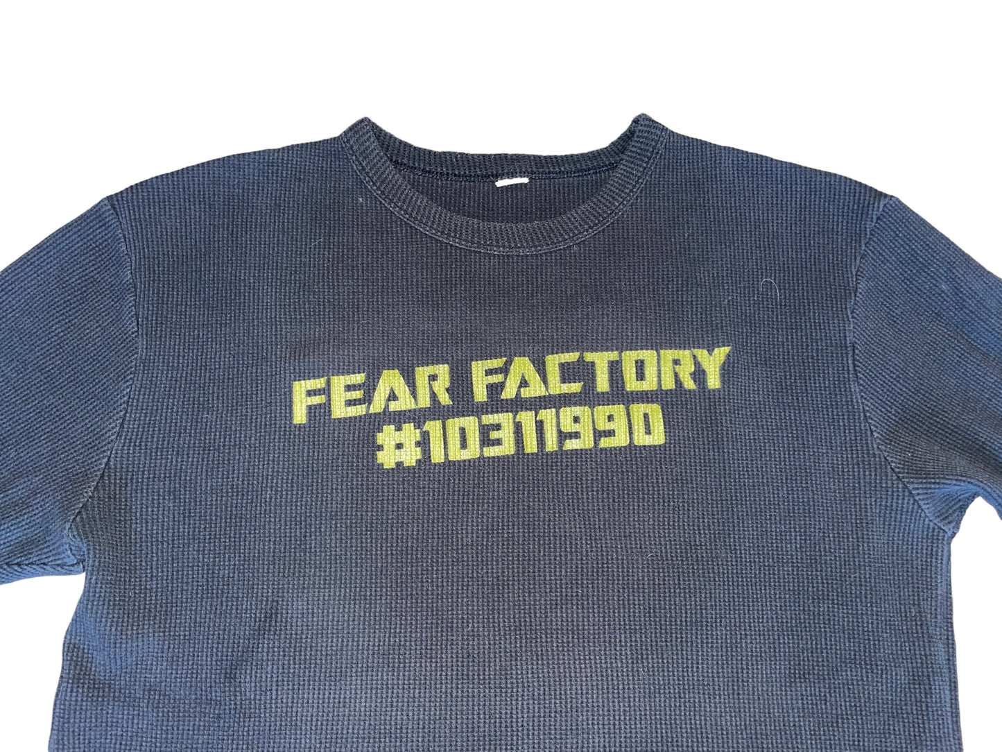 Vintage 90's Fear Factory Thermal Long Sleeve