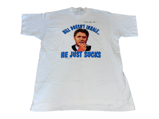 Vintage 90's Bill Clinton Sucks T-Shirt