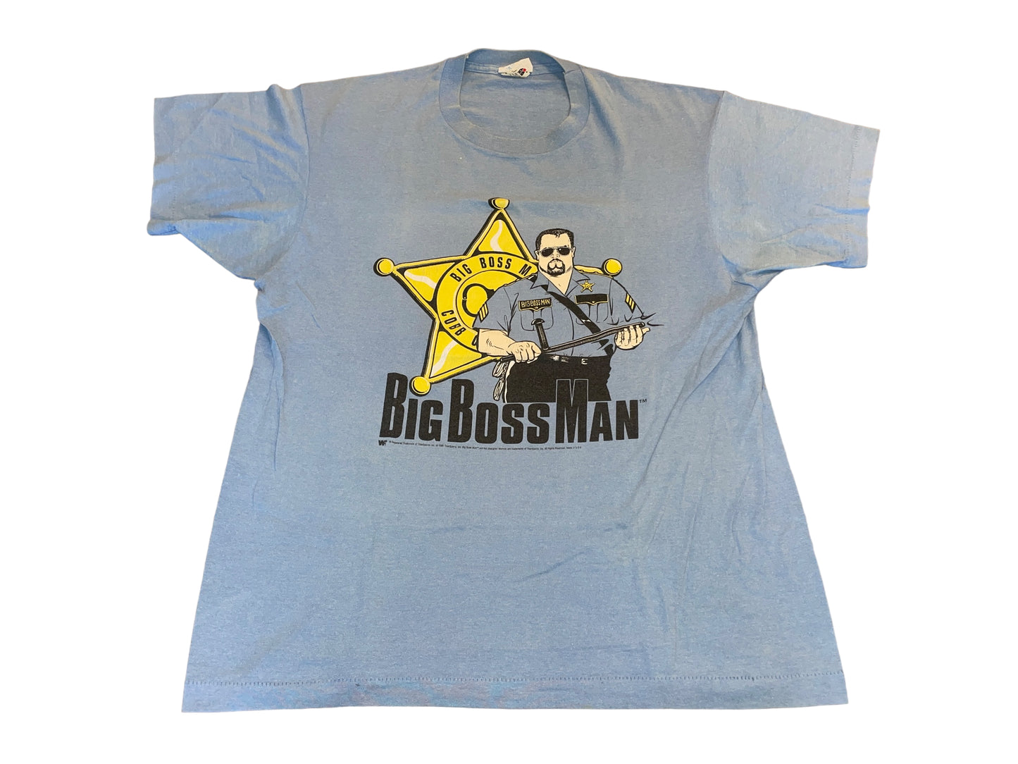 Vintage 1990 WWF Big Boss Man T-Shirt