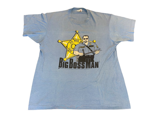 Vintage 1990 WWF Big Boss Man T-Shirt