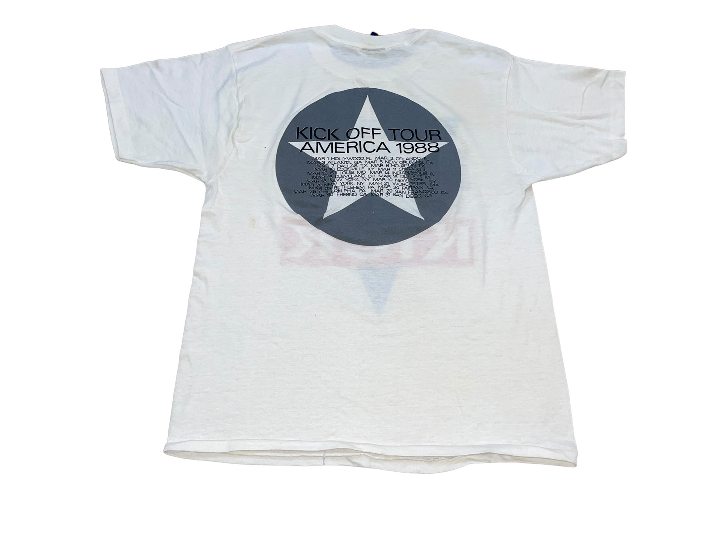 Vintage 1988 INXS Kick Off Tour America T-Shirt