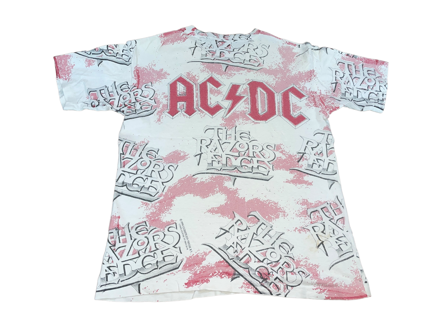 Vintage 1990 ACDC The Razor's Edge Shirt
