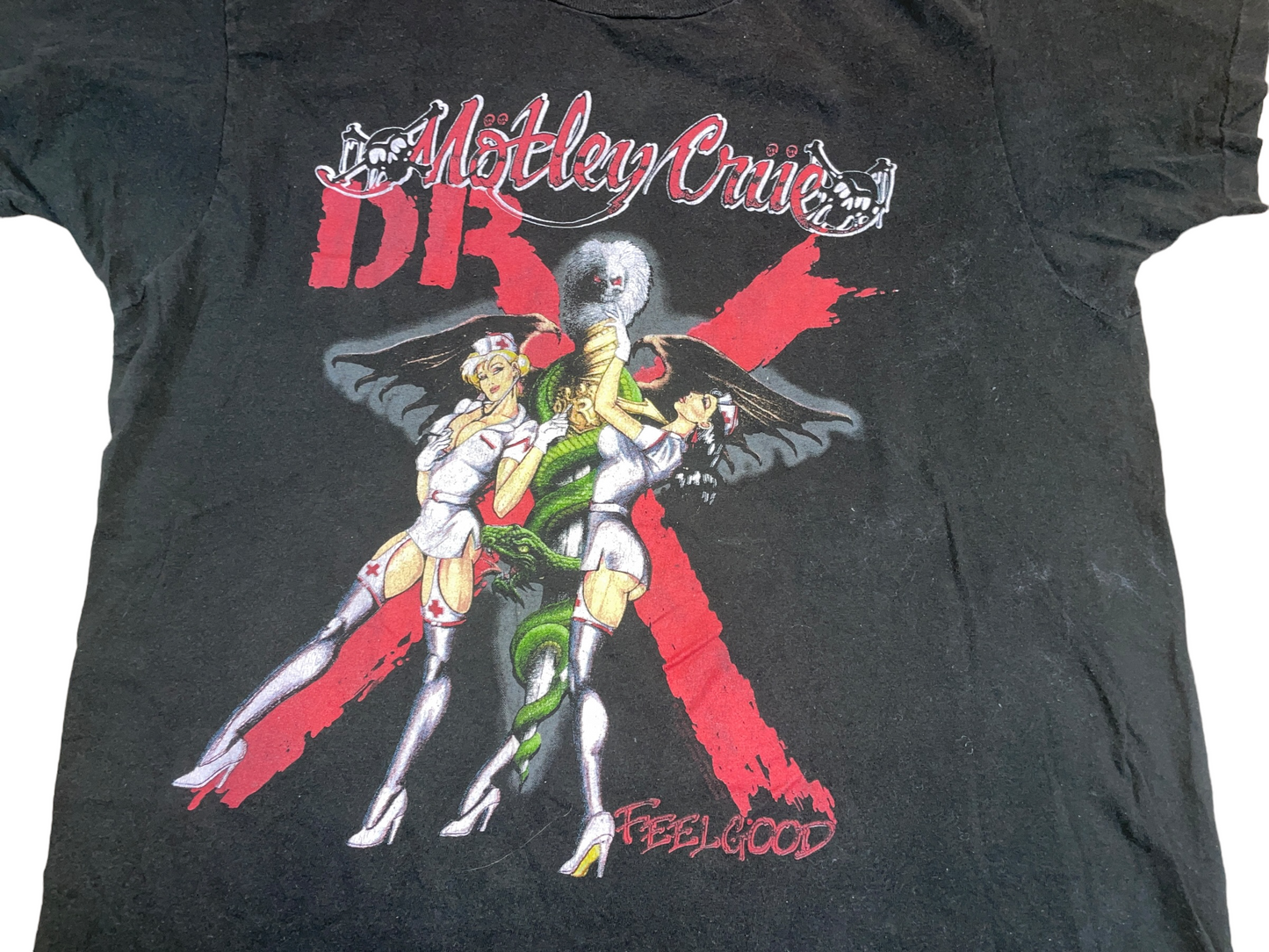 Vintage 80's Motley Crue Dr Feel Good Tour T-Shirt
