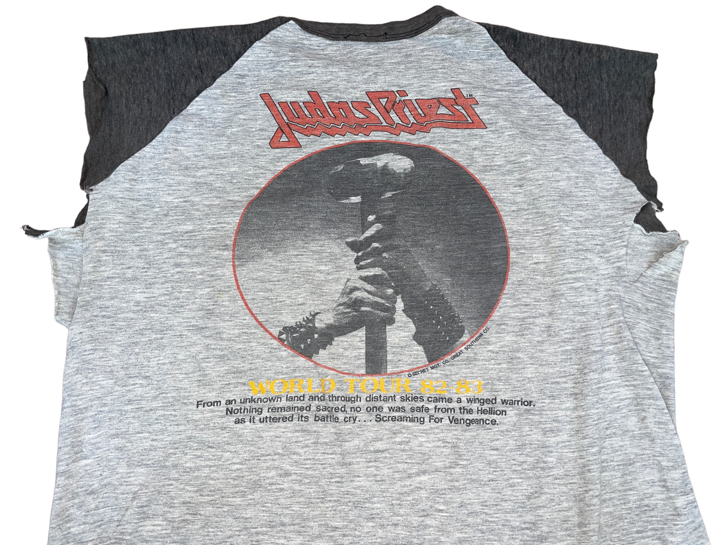 Vintage 80's Judas Priest Screaming for Vengeance World Tour T-Shirt