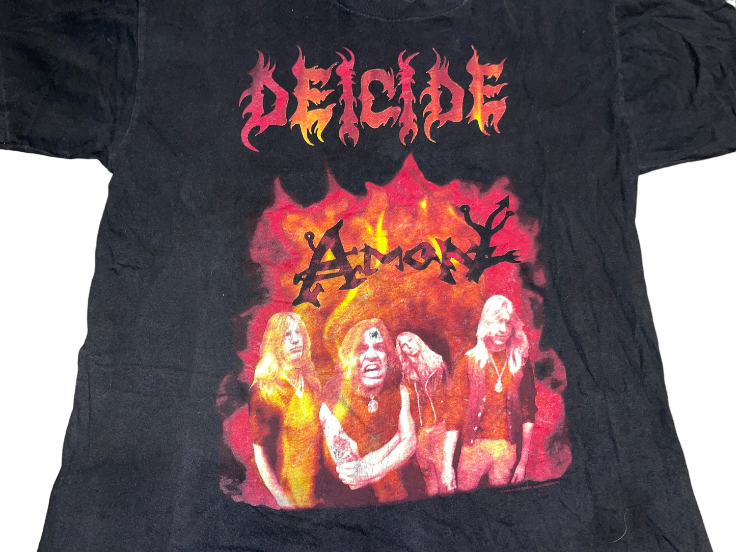 Vintage 1993 Deicide Feasting The Beast T-Shirt