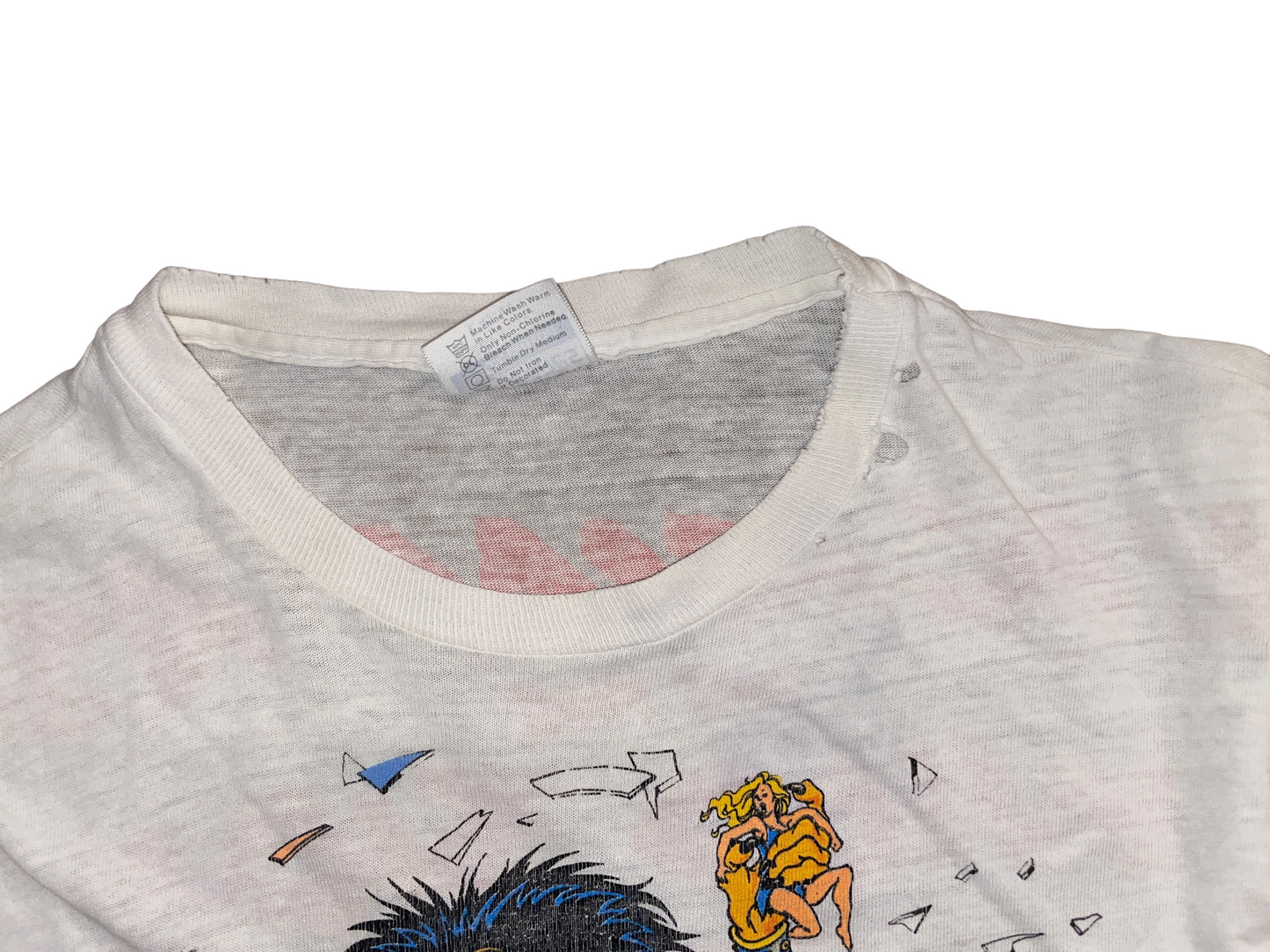 Vintage 1987 Motley Crue Kickin' A** Tour T-Shirt