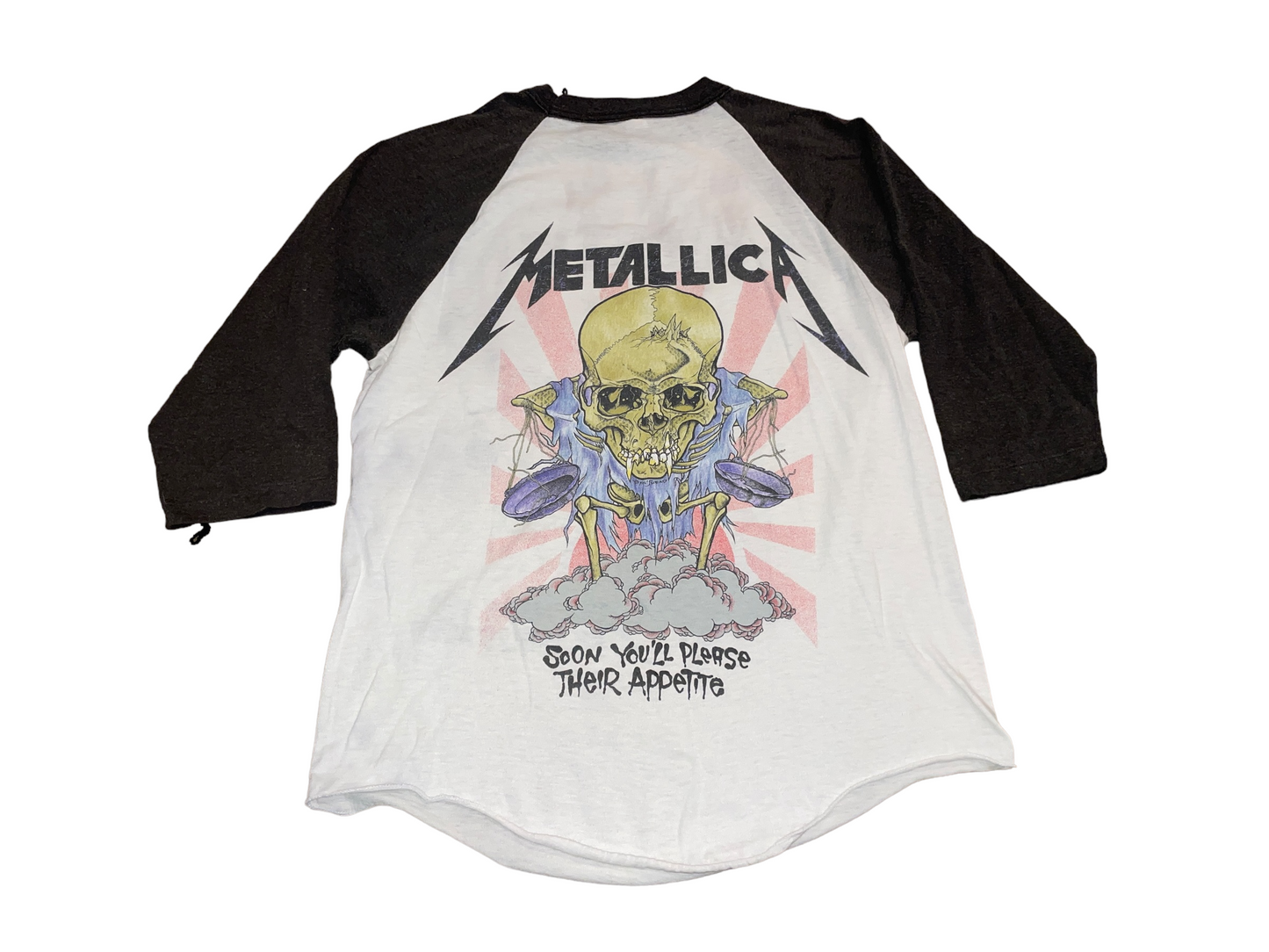 Vintage 1988 Metallica Money Tips Her Scales T-Shirt