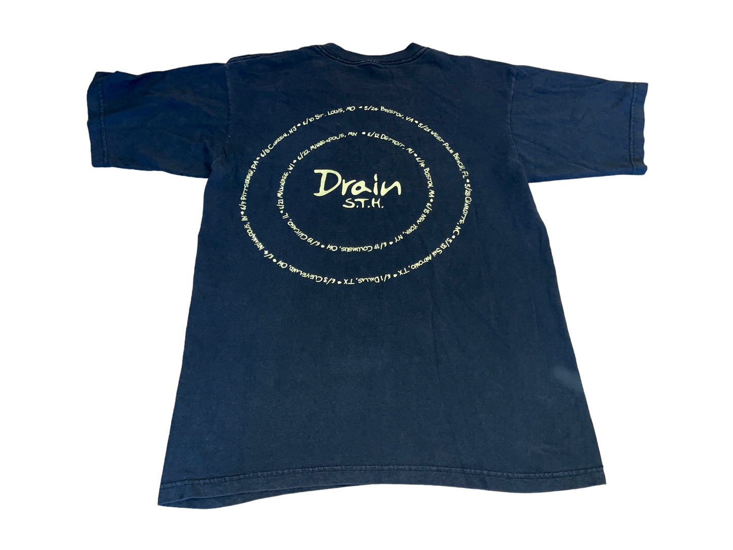 Vintage 1997 Drain STH Tour T-Shirt