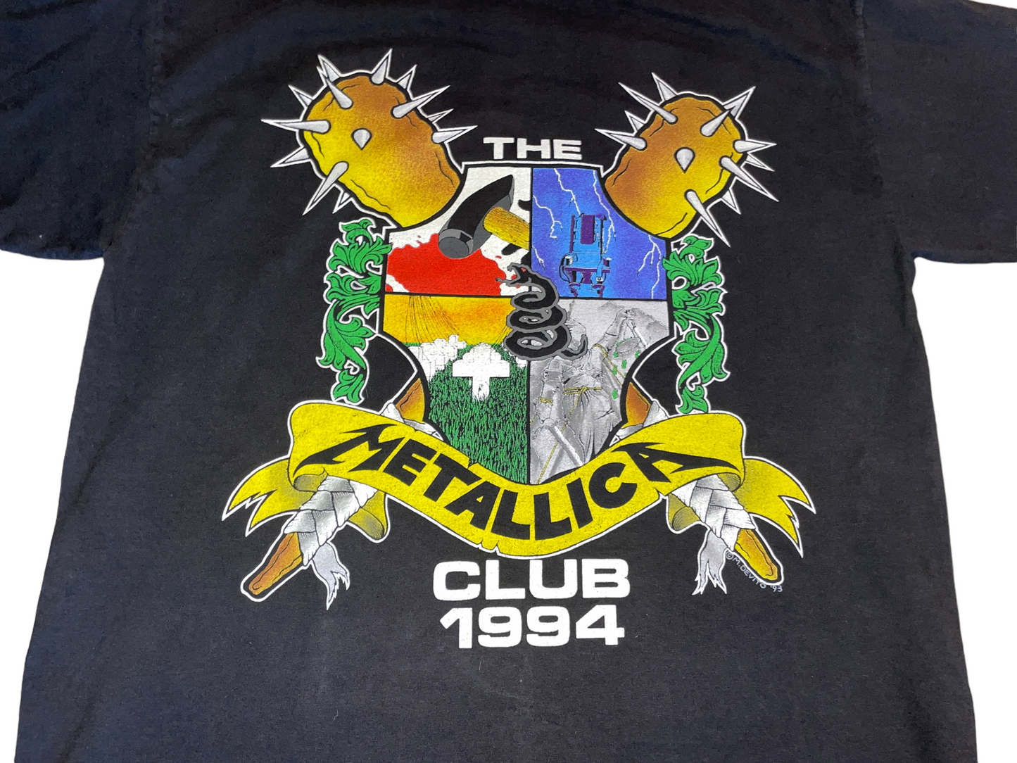 Vintage 1994 The Metallica Club T-Shirt