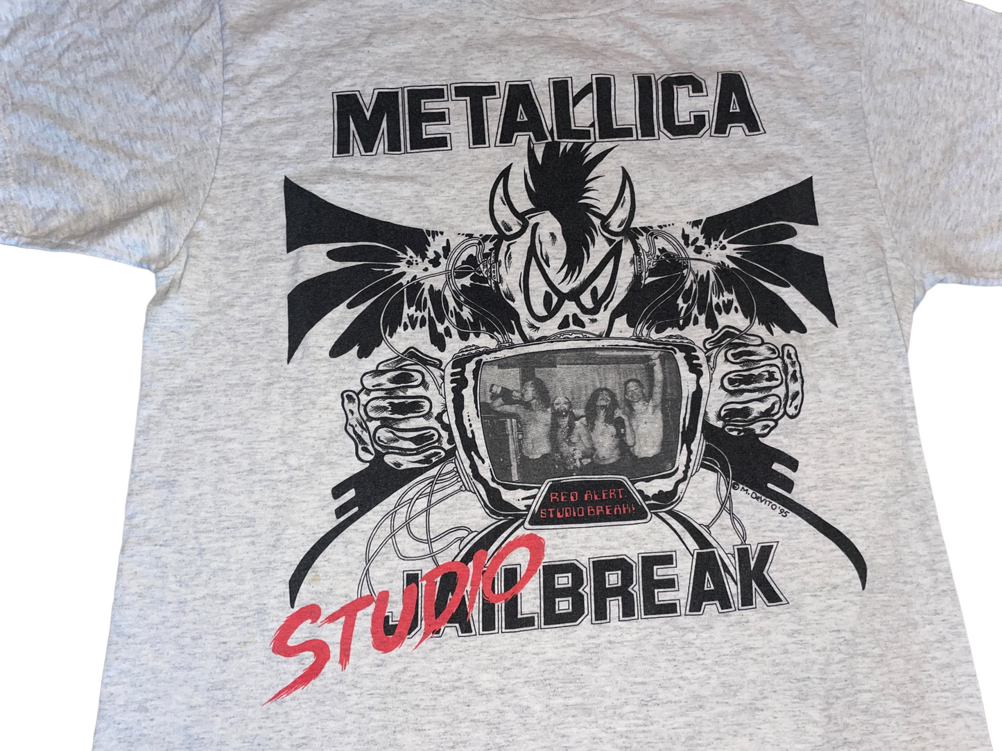 Vintage 1995 Metallica Studio Jailbreak T-Shirt
