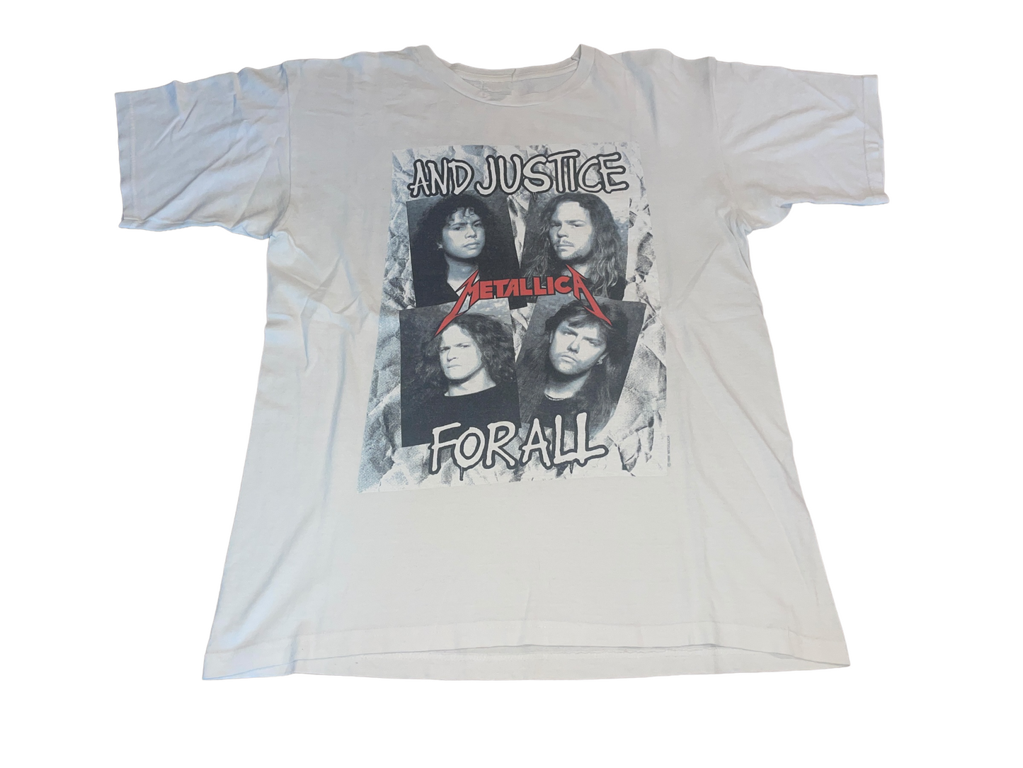 Vintage 1988 Metallica And Justice For All T-Shirt
