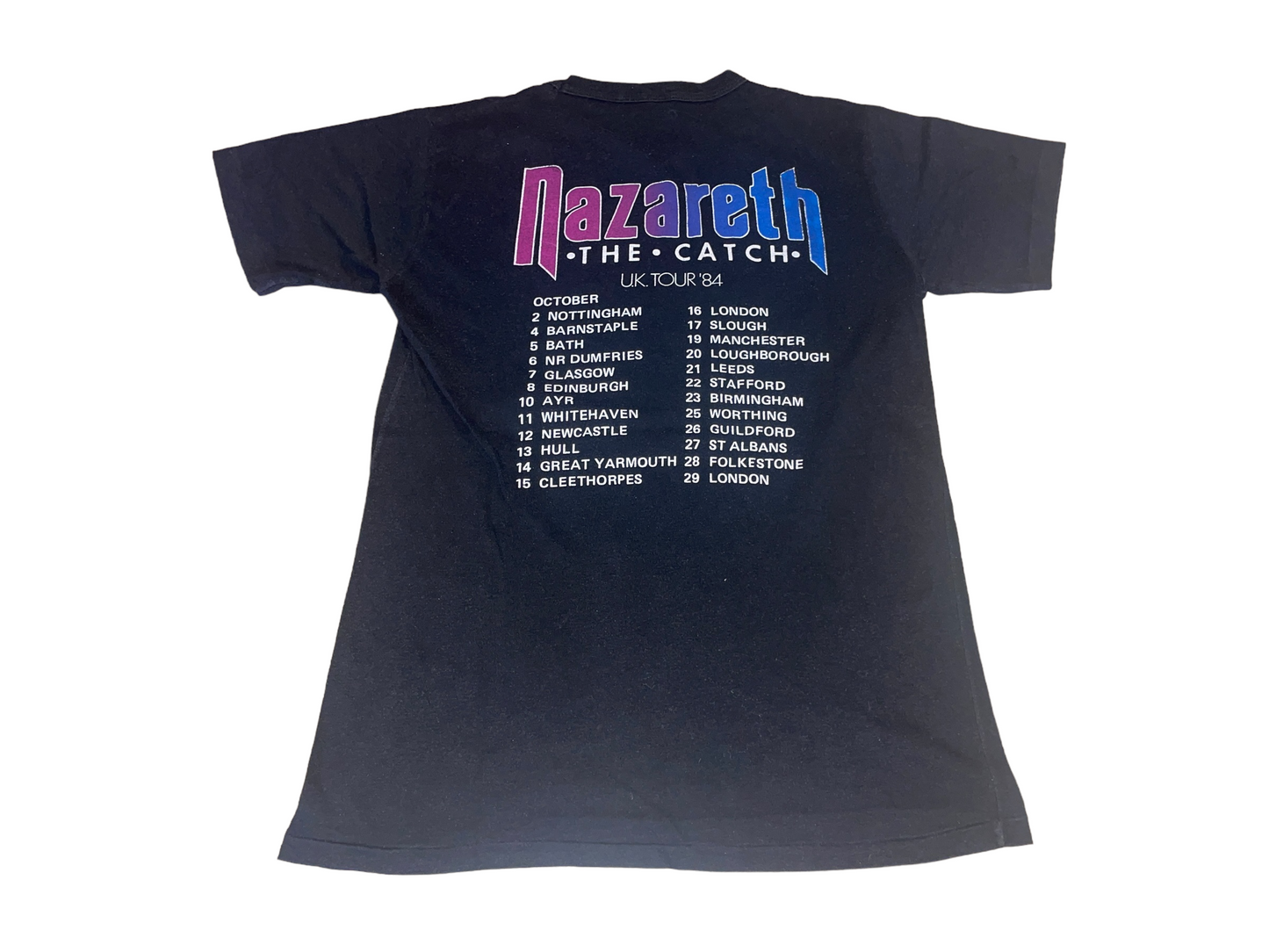 Vintage 1984 Nazareth The Cath Tour T-Shirt