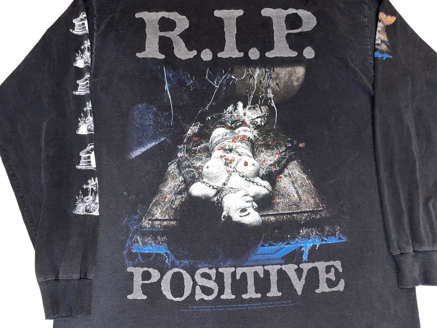 Vintage 1999 Cradle of Filth RIP Positive T-Shirt